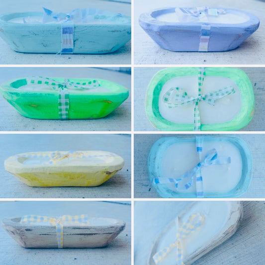 Spring Dough Bowl Candle Gift for Her