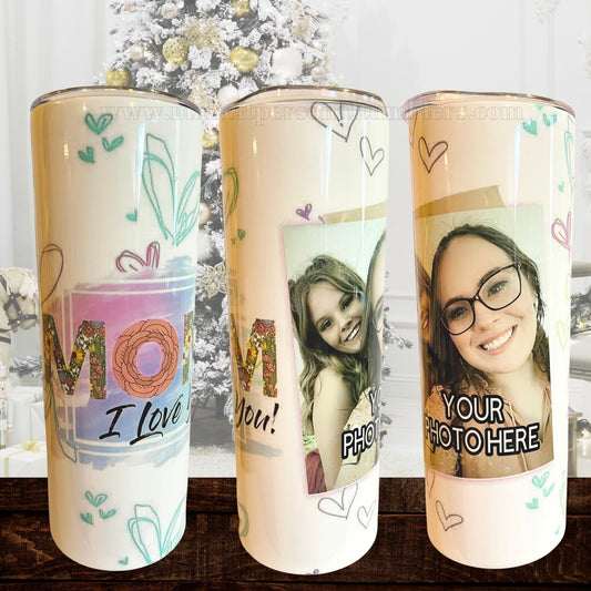 Mom Photo Tumbler Personalized Tumbler Picture Tumbler Gift for Mom
